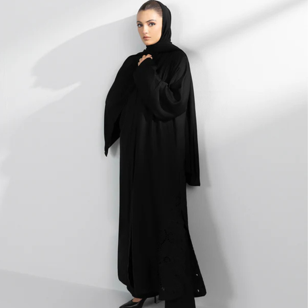 Embroidered Abaya Set